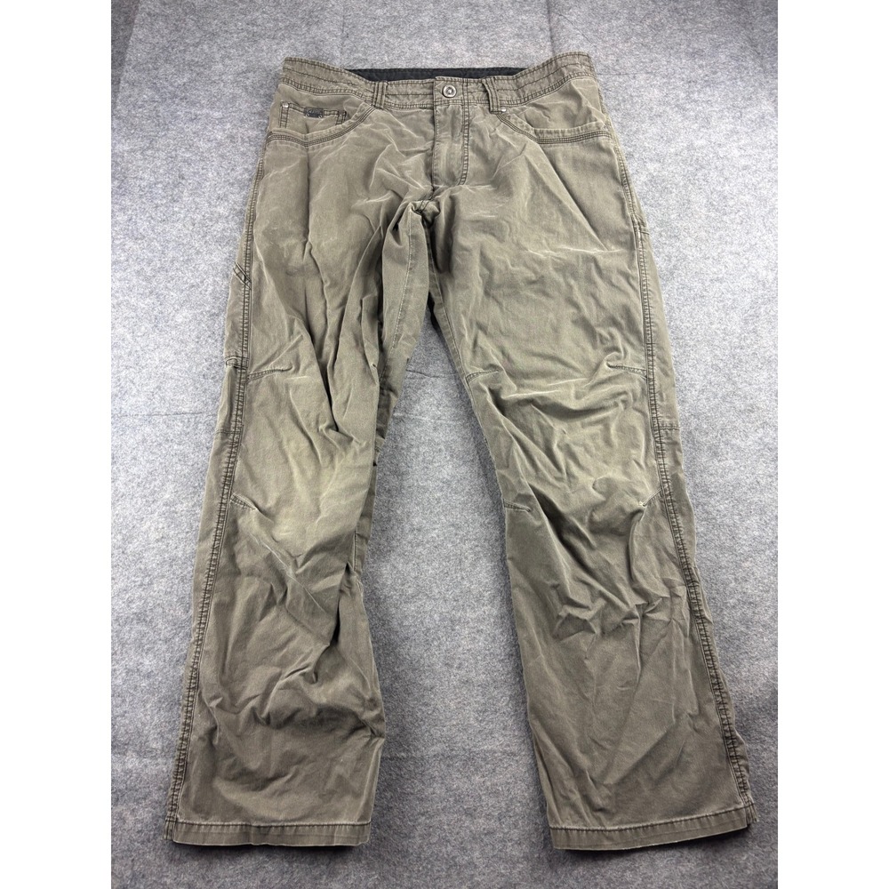 Kuhl Revolvr Mens 34x30 Vintage Patina Dye Gorpcore Outdoor Hiking Pants Gray
